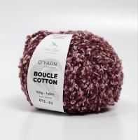 BOUCLE COTTON 812 38% меринос 12% альпака 38% хлопок 12% па 140м/100г